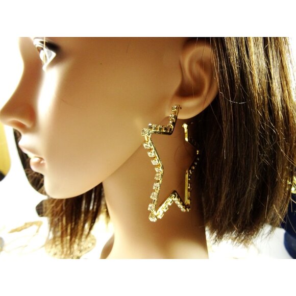 Chunky Statement Jewelry Lot Goldtone 35pc - Picture 14 of 14